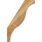 Ekena Millwork 4"W x 16"D x 24"H Funston Rough Sawn Knee Brace, Western Red Cedar BRC04X16X24FST00RWR - alternate 2